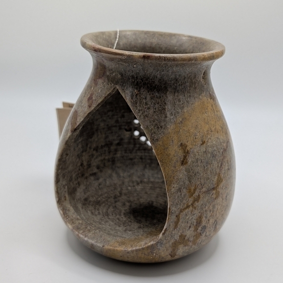 NWT Vintage Soapstone Cut-Out Design Oil Burner - Picture 12 of 13